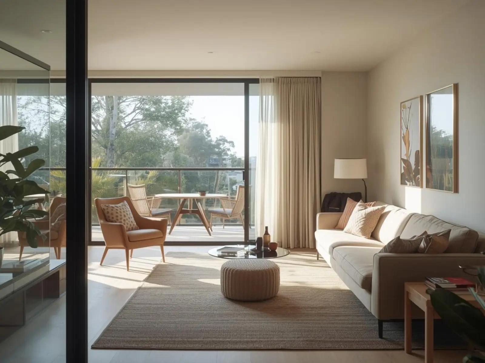 modern apartment balcony lifestyle in Milton