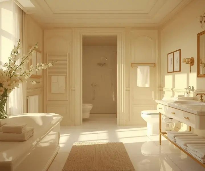 Detailed bathroom reset in a real home